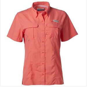 Columbia Coral Laguna Madre Button Down Shirt Lightweight